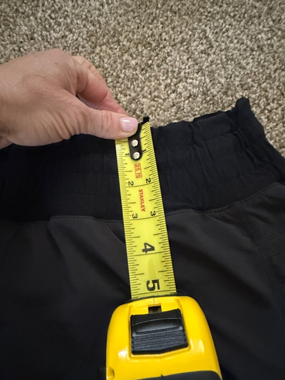 Lululemon Black Tracker Shorts. 4” - Picture 10 of 11